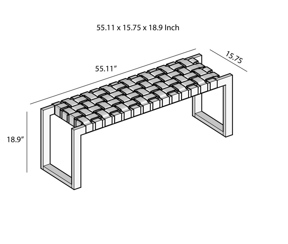 Foundry Select Orcutt Genuine Leather Bench & Reviews Wayfair